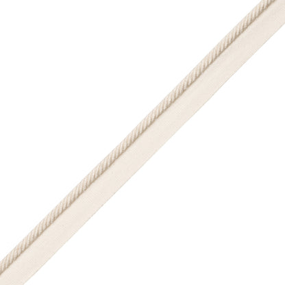 1/4" Au Naturel Cord W/Tape Trim by Samuel & Sons in Natural