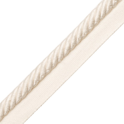 1/2" Au Naturel Cord W/Tape Trim by Samuel & Sons in Natural