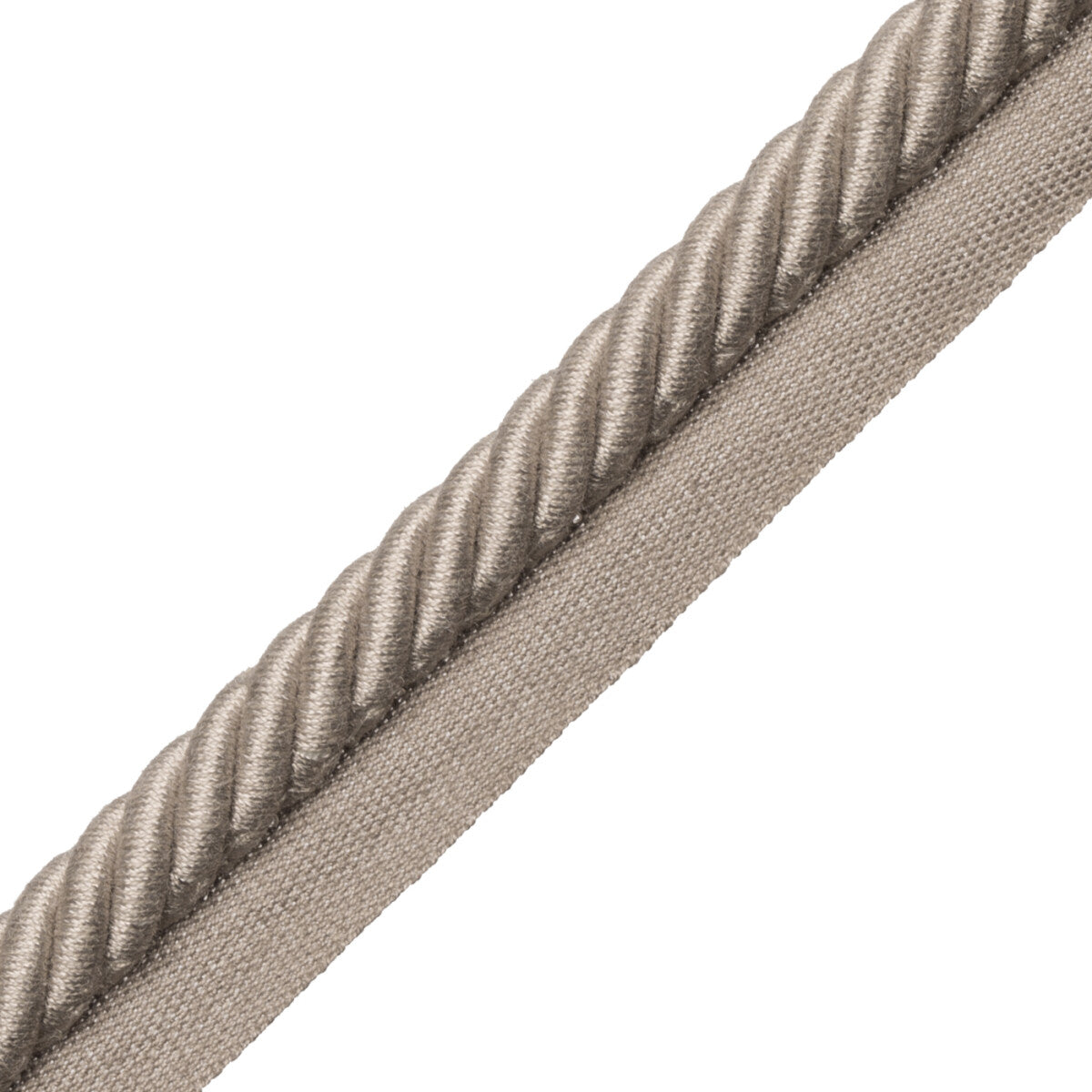 1/2" Au Naturel Cord W/Tape Trim by Samuel & Sons in Mercury