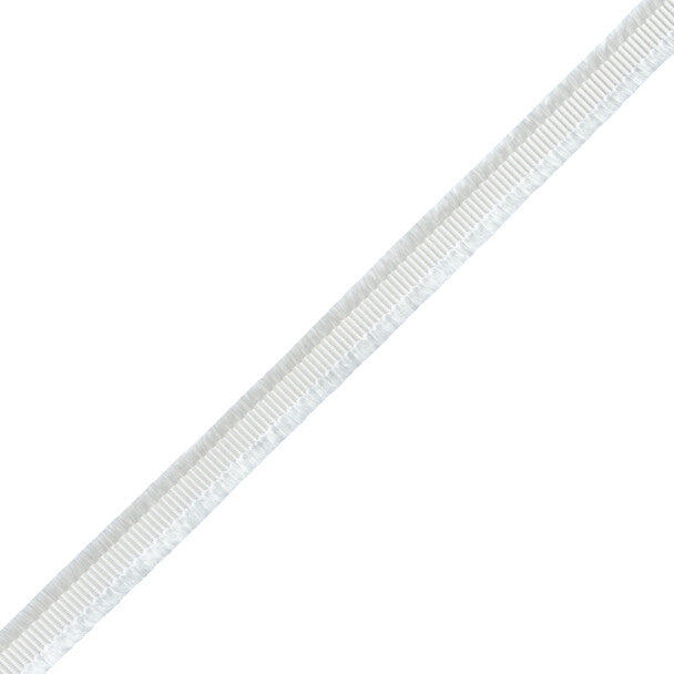 Délicat Silk Gimp Trim by Samuel & Sons in White