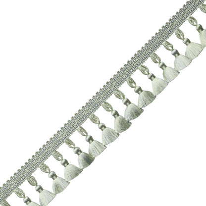 Délicat Silk Tassel Fringe Trim by Samuel & Sons in Honeydew