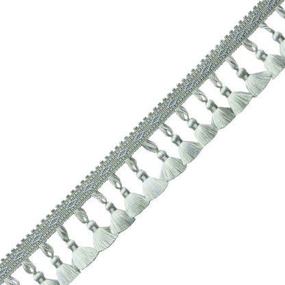 Délicat Silk Tassel Fringe Trim by Samuel & Sons in Seafoam
