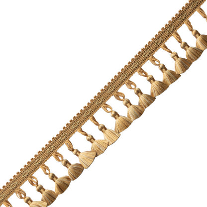 Délicat Silk Tassel Fringe Trim by Samuel & Sons in Gold