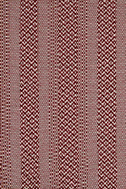 Moore Stripe Fabric by Gainsborough in Terracotta
