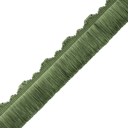 Délicat Silk Cut Fringe Trim by Samuel & Sons in Basil
