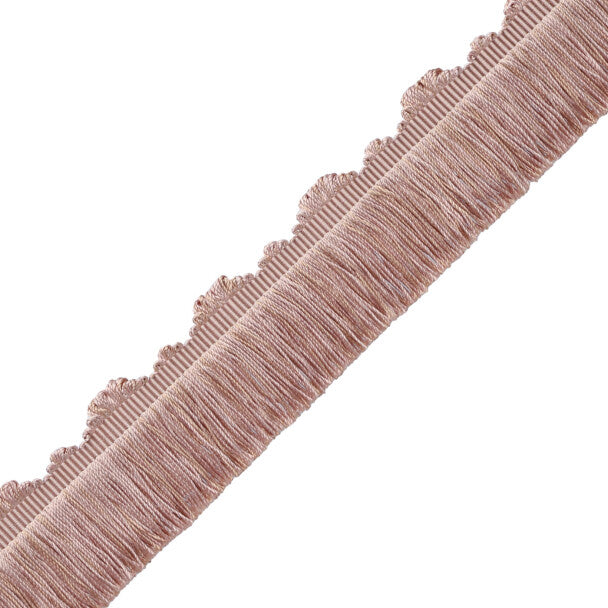 Délicat Silk Cut Fringe Trim by Samuel & Sons in Blush