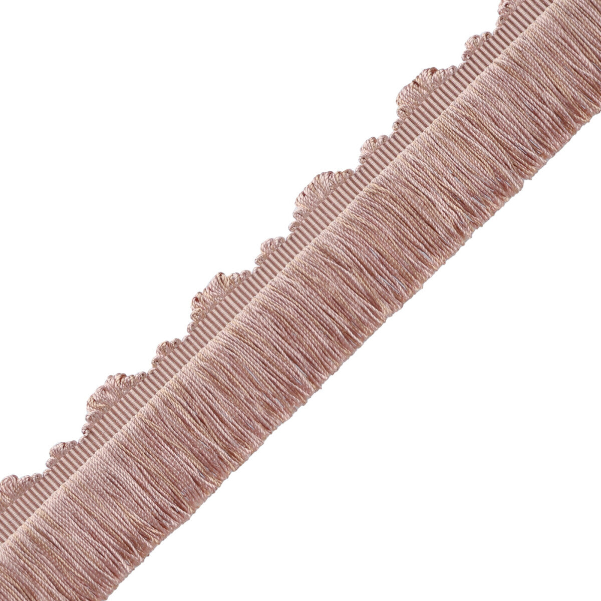 Délicat Silk Cut Fringe Trim by Samuel & Sons in Blush