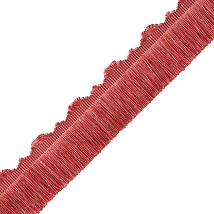 Délicat Silk Cut Fringe Trim by Samuel & Sons in Coral