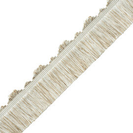 Délicat Silk Cut Fringe Trim by Samuel & Sons in Cream