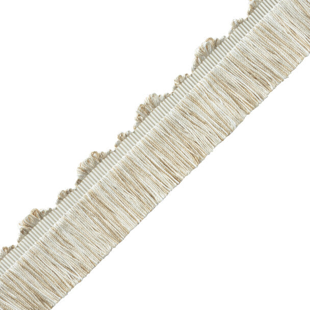 Délicat Silk Cut Fringe Trim by Samuel & Sons in Cream