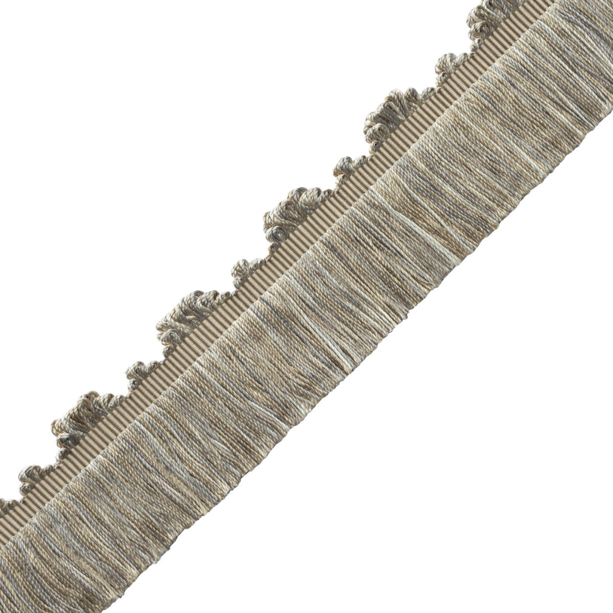 Délicat Silk Cut Fringe Trim by Samuel & Sons in Pewter