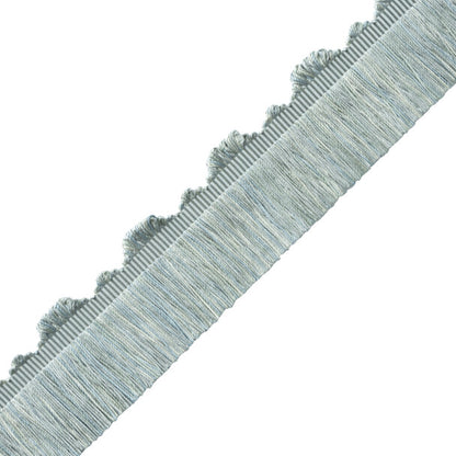 Délicat Silk Cut Fringe Trim by Samuel & Sons in Seafoam