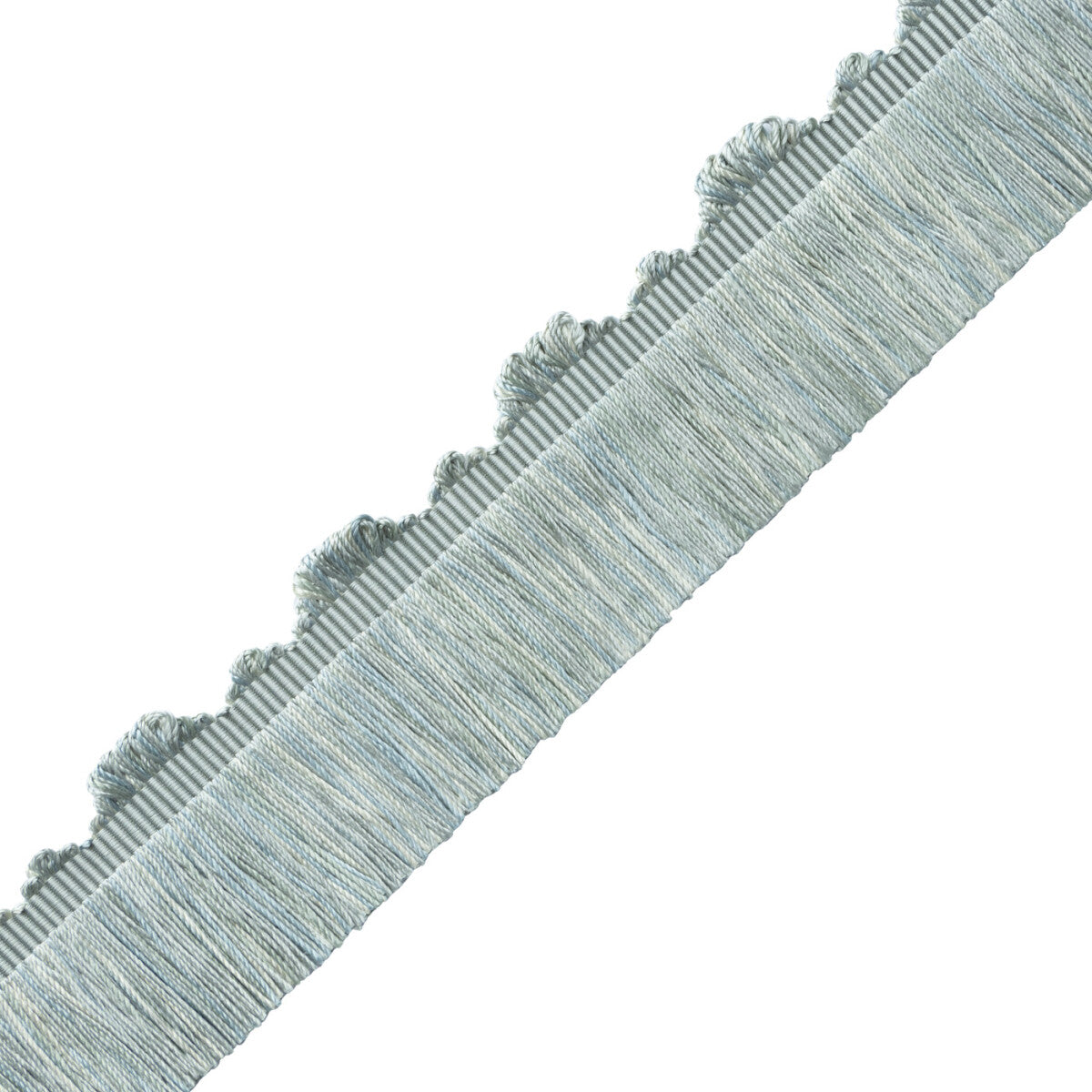 Délicat Silk Cut Fringe Trim by Samuel & Sons in Seafoam