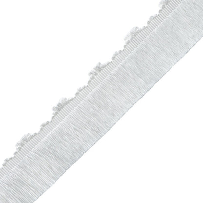 Délicat Silk Cut Fringe Trim by Samuel & Sons in White