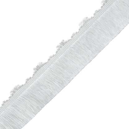 Délicat Silk Cut Fringe Trim by Samuel & Sons in White
