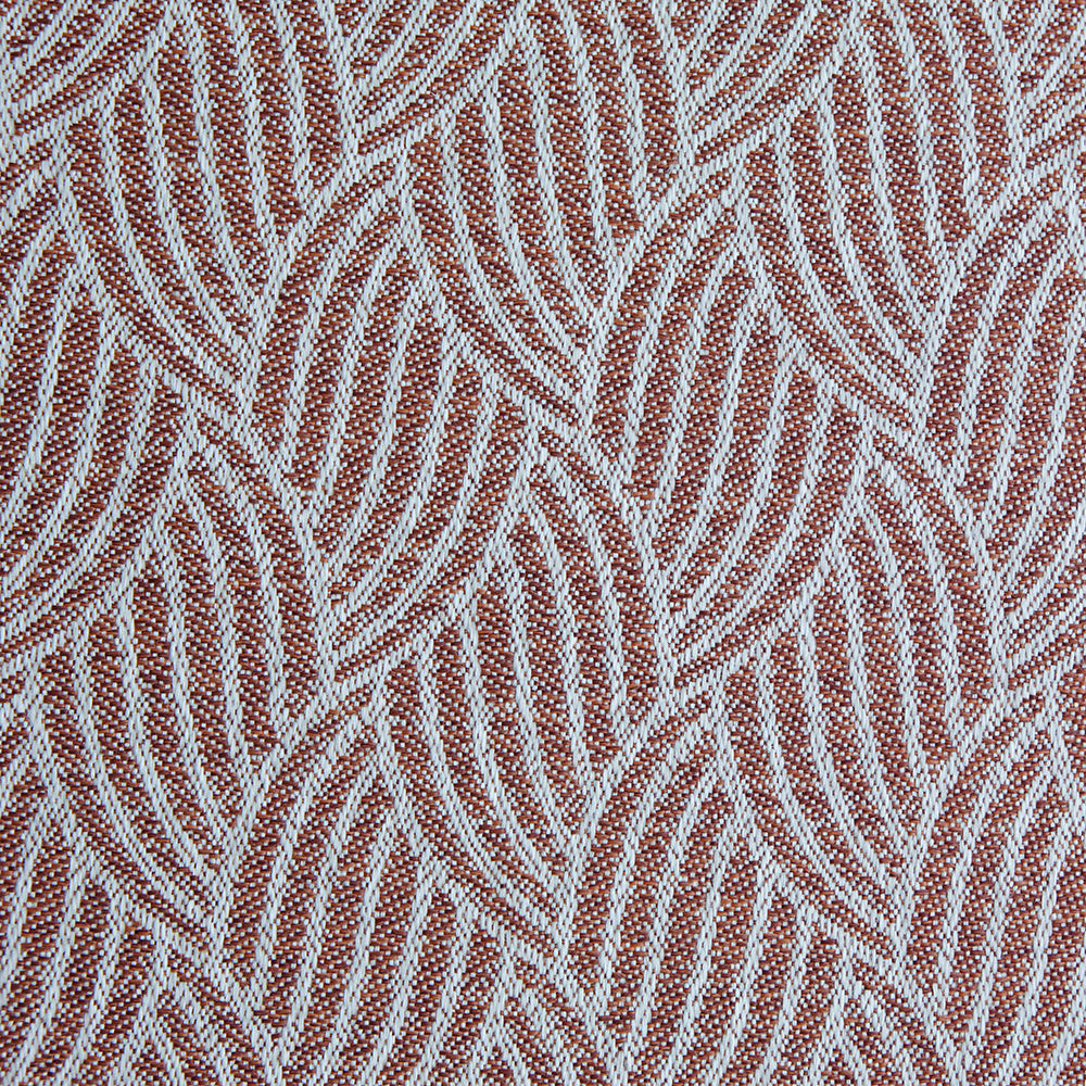 Palm Leaf Fabric by George Spencer Designs in Russet