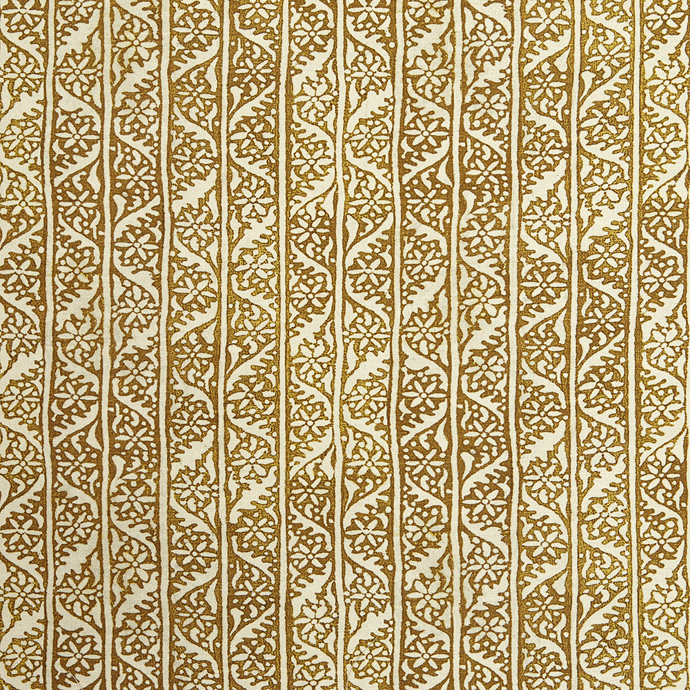Hedera Fabric by George Spencer Designs in Gold