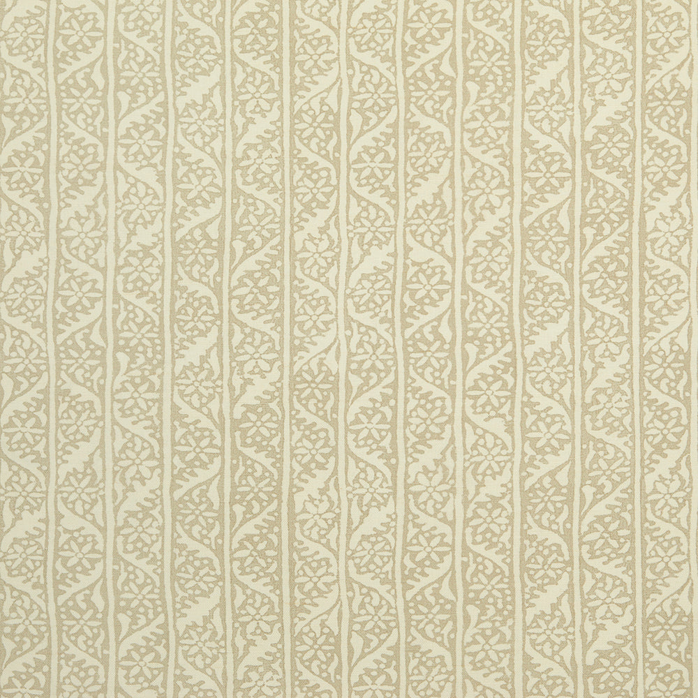 Hedera Fabric by George Spencer Designs in Latte