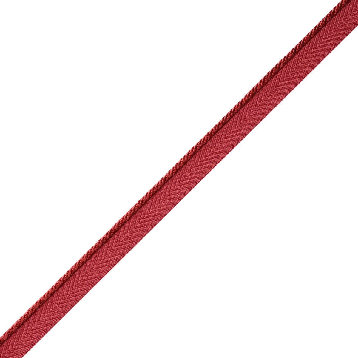 Délicat Silk Cord With Tape Trim by Samuel & Sons in Poppy
