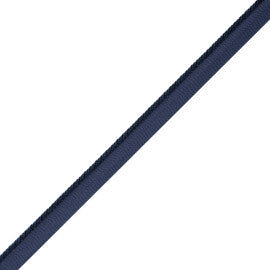 Délicat Silk Cord With Tape Trim by Samuel & Sons in Navy