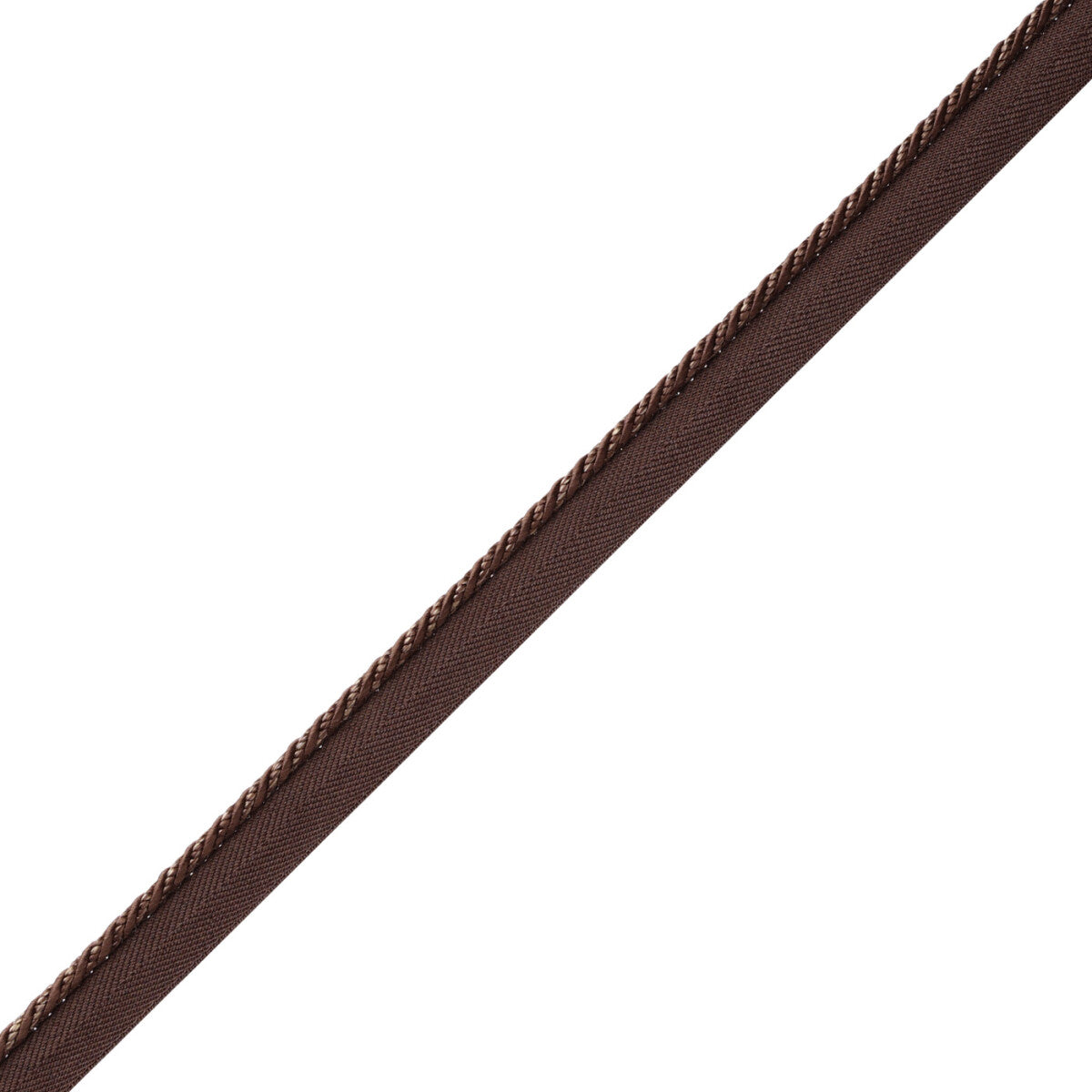 Délicat Silk Cord With Tape Trim by Samuel & Sons in Walnut