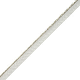 Délicat Silk Cord With Tape Trim by Samuel & Sons in Cream