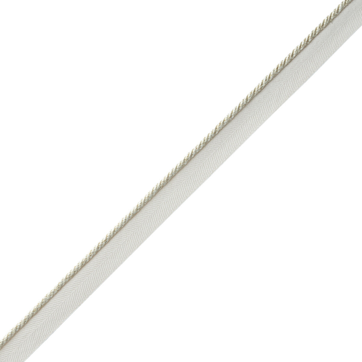 Délicat Silk Cord With Tape Trim by Samuel & Sons in Cream