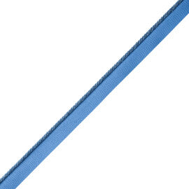 Délicat Silk Cord With Tape Trim by Samuel & Sons in French Blue