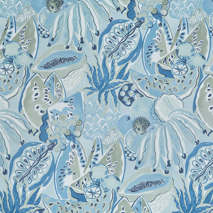 Fiesta Fabric by George Spencer Designs in Ocean