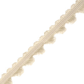 Lancaster Fan Edge Trim by Samuel & Sons in Cream