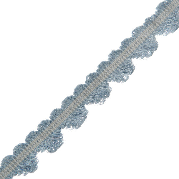 Lancaster Fan Edge Trim by Samuel & Sons in Sky Blue
