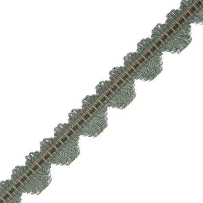 Lancaster Fan Edge Trim by Samuel & Sons in Teal