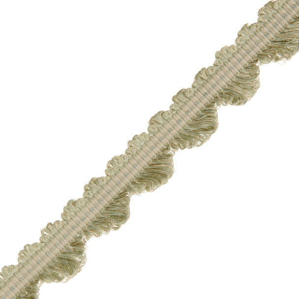 Lancaster Fan Edge Trim by Samuel & Sons in Sea Mist