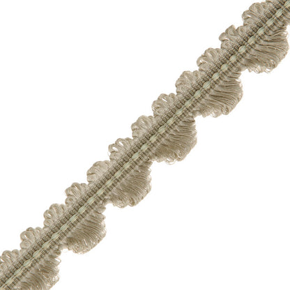Lancaster Fan Edge Trim by Samuel & Sons in Pewter