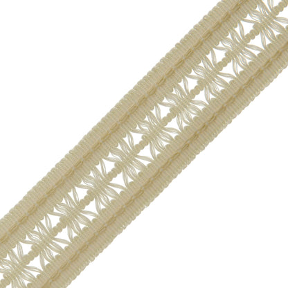 1.4" Lancaster Lattice Braid Trim by Samuel & Sons in Cream