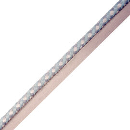 3/8" Lancaster Cord With Tape Trim by Samuel & Sons in Aqua
