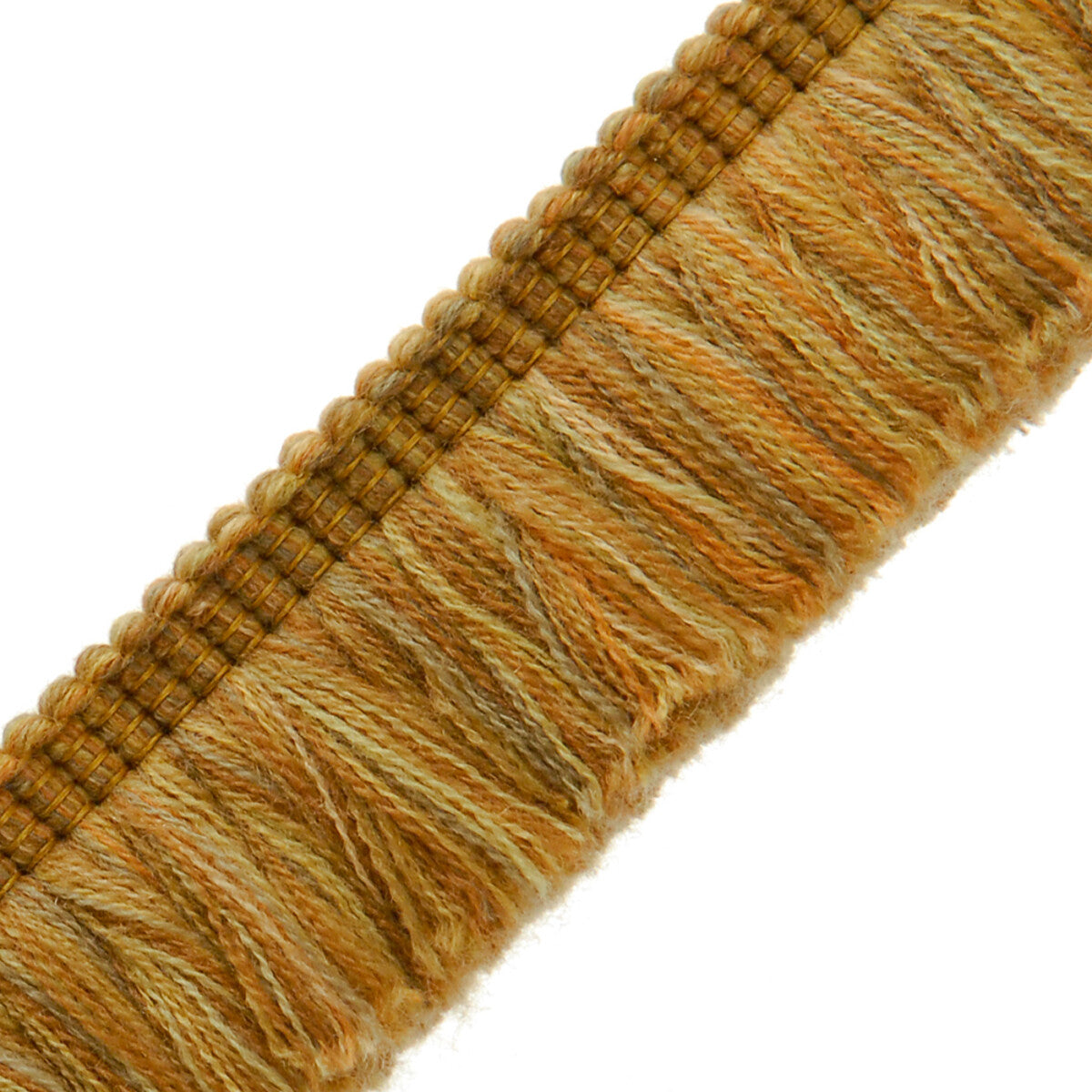 Paddington Wool Brush Fringe Trim by Samuel & Sons in Cashew