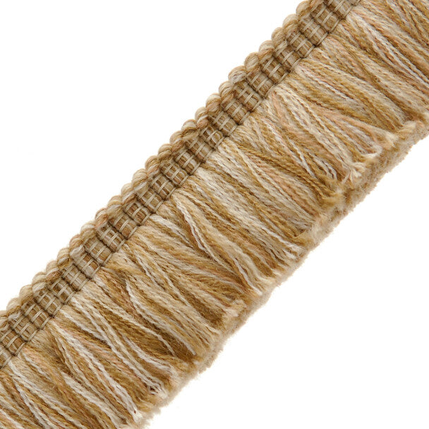 Paddington Wool Brush Fringe Trim by Samuel & Sons in Buckskin