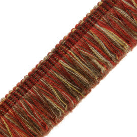 Paddington Wool Brush Fringe Trim by Samuel & Sons in Scottish Plaid
