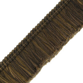 Paddington Wool Brush Fringe Trim by Samuel & Sons in Java