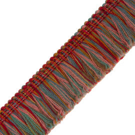Paddington Wool Brush Fringe Trim by Samuel & Sons in Marakesh