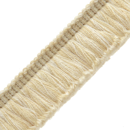 Paddington Wool Brush Fringe Trim by Samuel & Sons in Angora