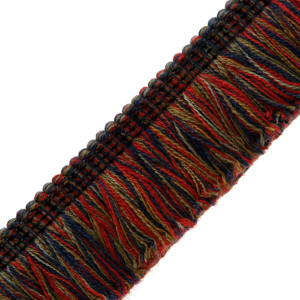 Paddington Wool Brush Fringe Trim by Samuel & Sons in King's Court