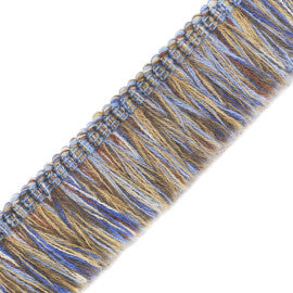 Paddington Wool Brush Fringe Trim by Samuel & Sons in Argyle