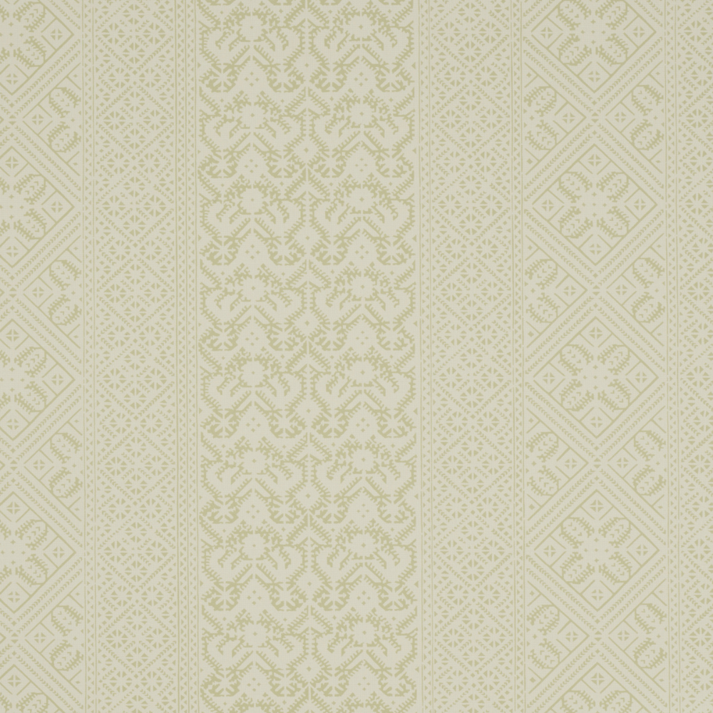 Ottoman Stripe Wallpaper by George Spencer Designs in Willow