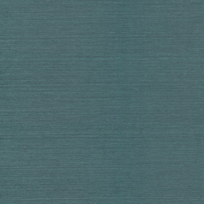 Scott Living Colcord Sisal Wallpaper - Teal, solid in green, black, blue