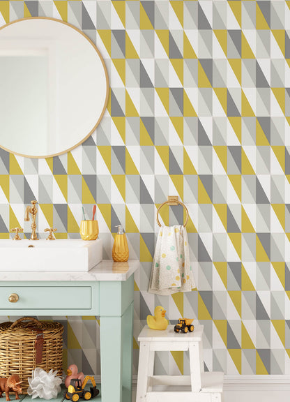Fable Inez Geometric Wallpaper