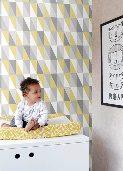 Fable Inez Geometric Wallpaper