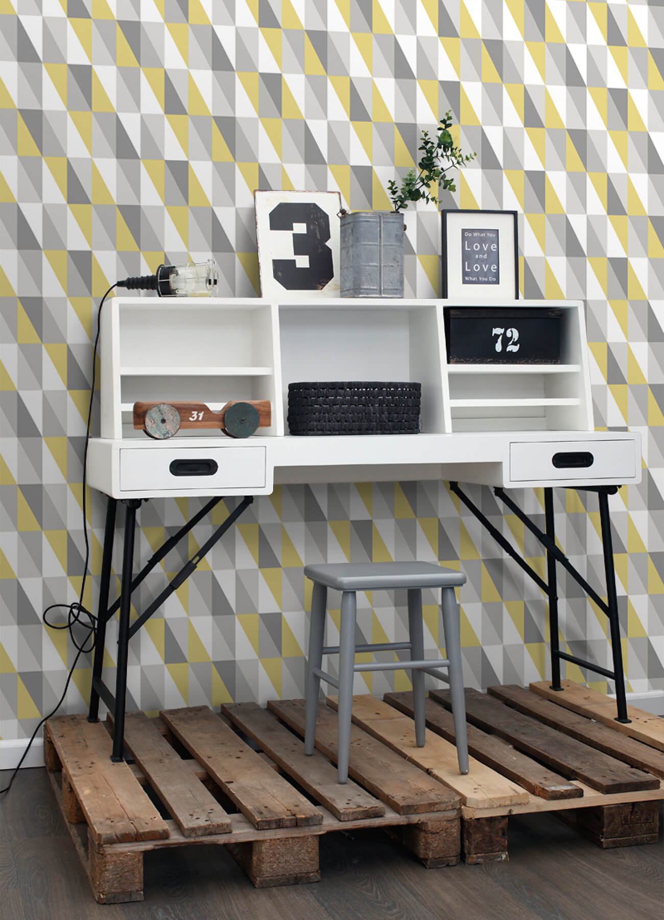 Fable Inez Geometric Wallpaper