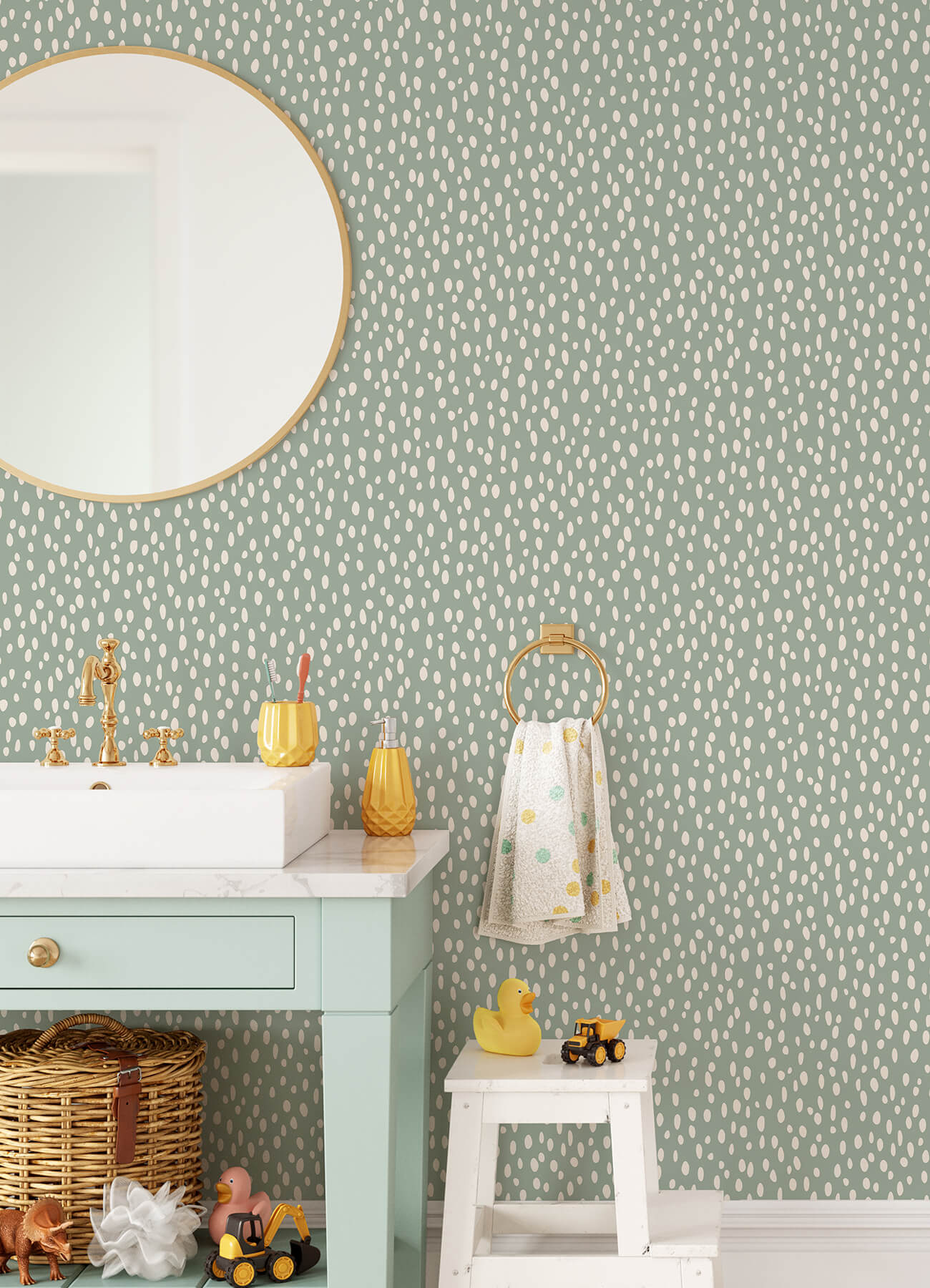 Fable Willa Dots Wallpaper